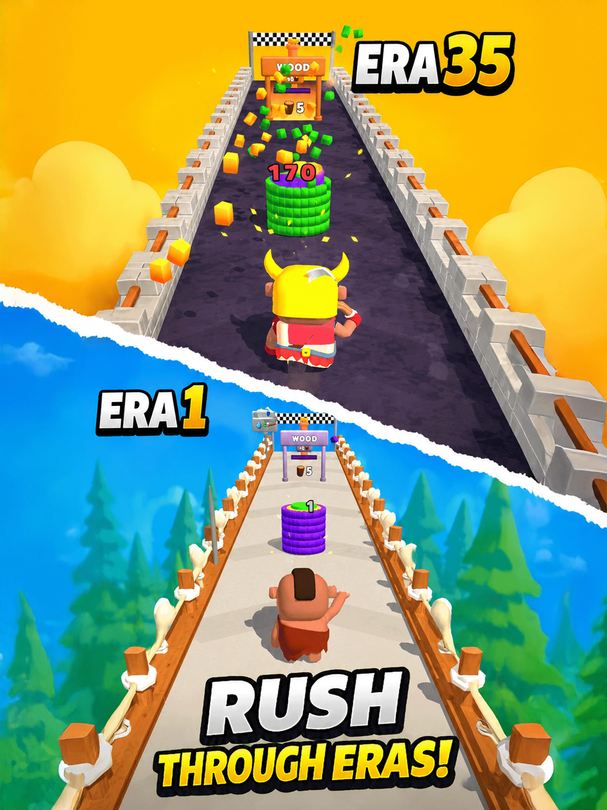 Slide & Smash: Rails Age screenshot